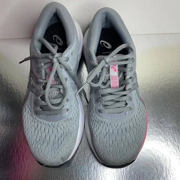 Asics Gel-Excite 7 Women's Gray Mesh Running Shoes - Picture 2 of 7